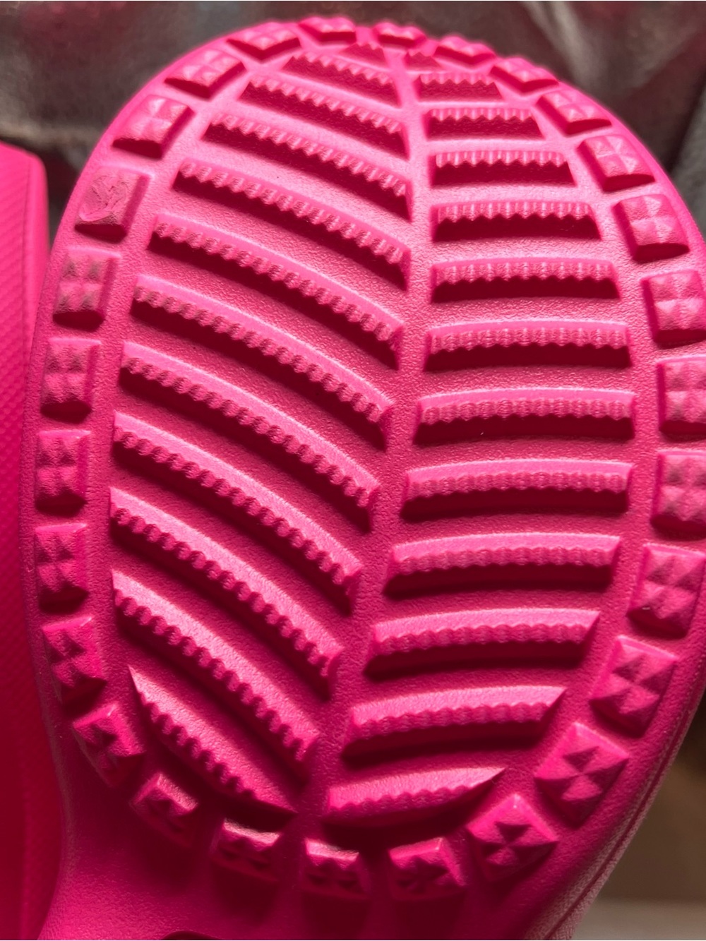 Crocs BAE Slides Slip On Platform Sandals/Slide, DRAGON FRUIT PINK, Sz. 7 NWT - Picture 9 of 9